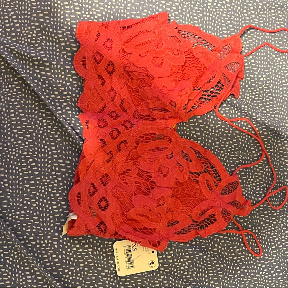 BNWT Free People Adelle Lace Bralette
